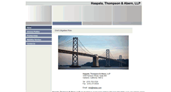 Desktop Screenshot of htalaw.com